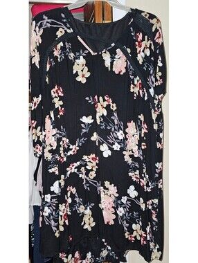 Take Two Floral BoHo Dress 3X